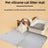 Foldable Non-Slip Silicone Cat Litter Mat, Easy to Clean