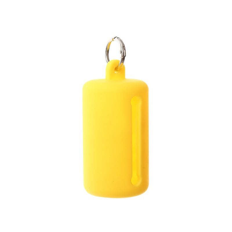 Dog poo bag dispenser with lead clip in bright colour, product image 2