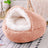 Winter Semi-Enclosed Cat Bed, 2-in-1 Warm Cave and Cushion