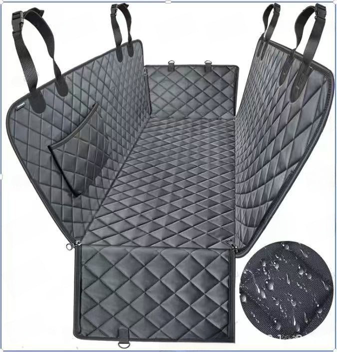 Waterproof dog car seat cover for rear seats, product detail photo