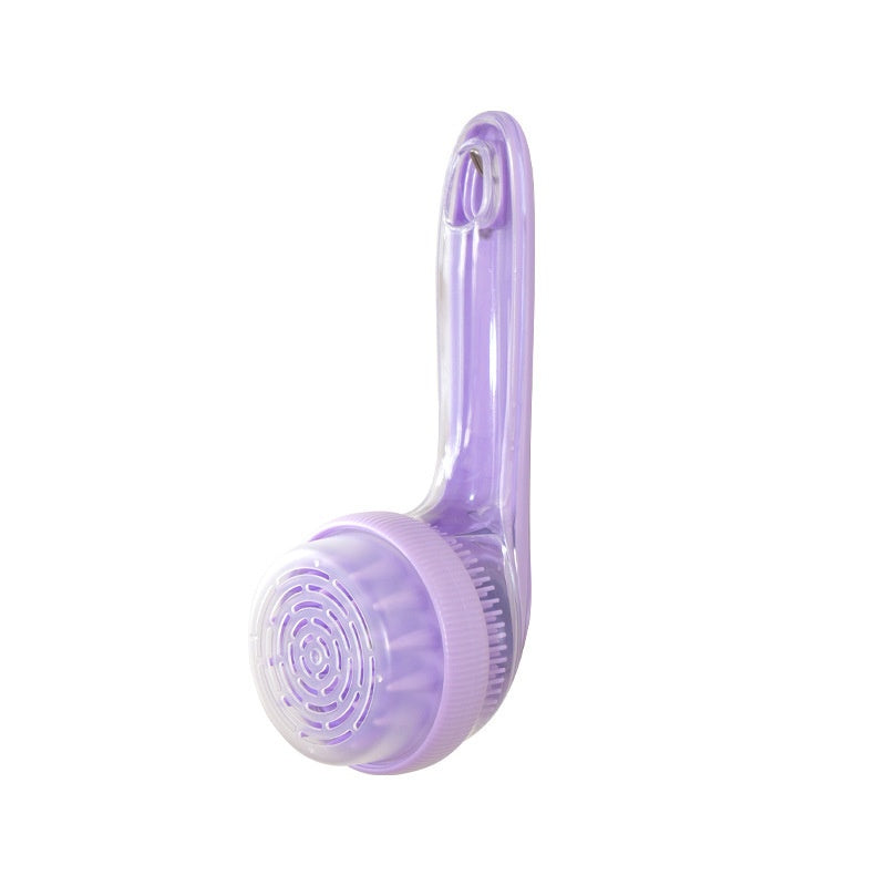 2-in-1 Silicone Dog Bath Brush, Double-Sided Shampoo Scrubber