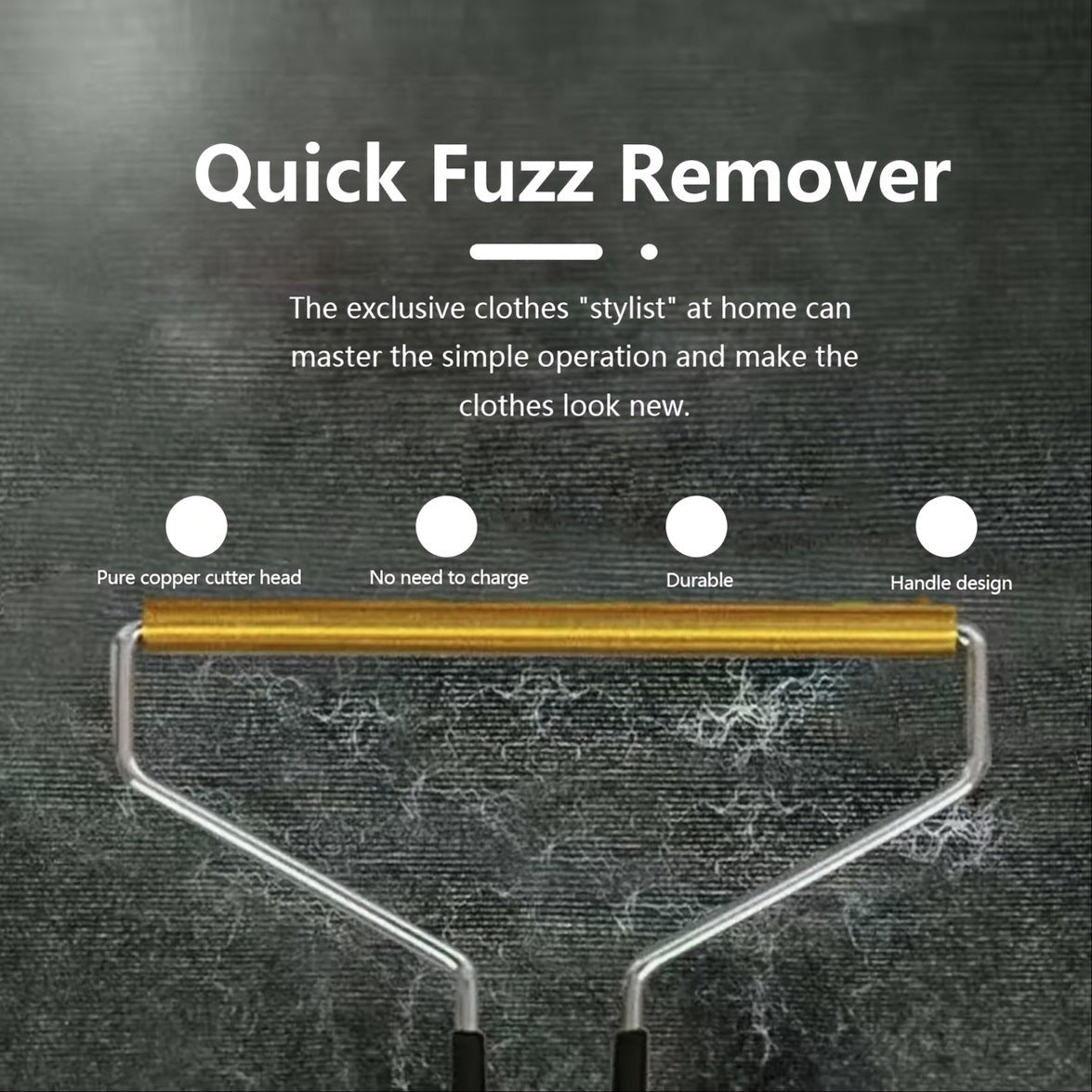 Reusable Pet Hair Remover Tool for Carpets and Car Seats