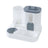 Automatic Pet Food and Water Feeder Bowl, 25cm Large Capacity, Quiet Design