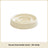 Round Ceramic Slow Feeder Bowl 15.5cm with Raised Pattern and Optional Wooden Base