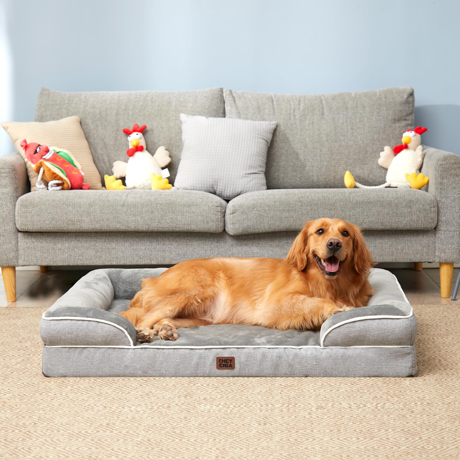 Orthopaedic Extra Large Dog Bed, Waterproof Washable Memory Foam