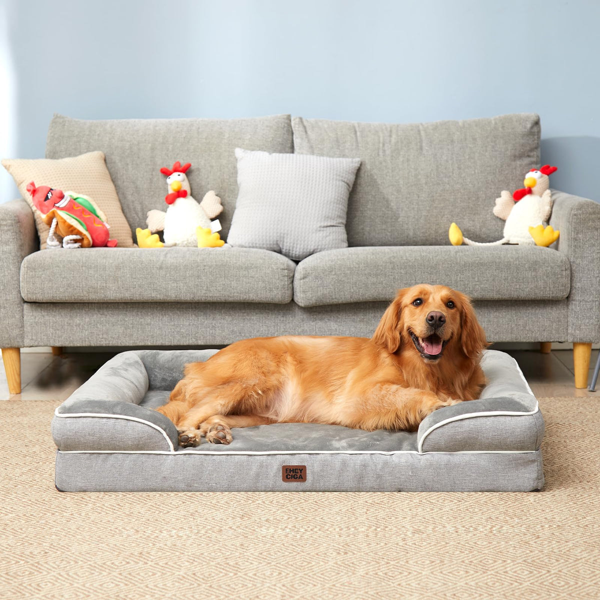 Orthopaedic Extra Large Dog Bed, Waterproof Washable Memory Foam