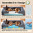 Orthopaedic Extra Large Dog Bed Couch, Memory Foam with Bolster