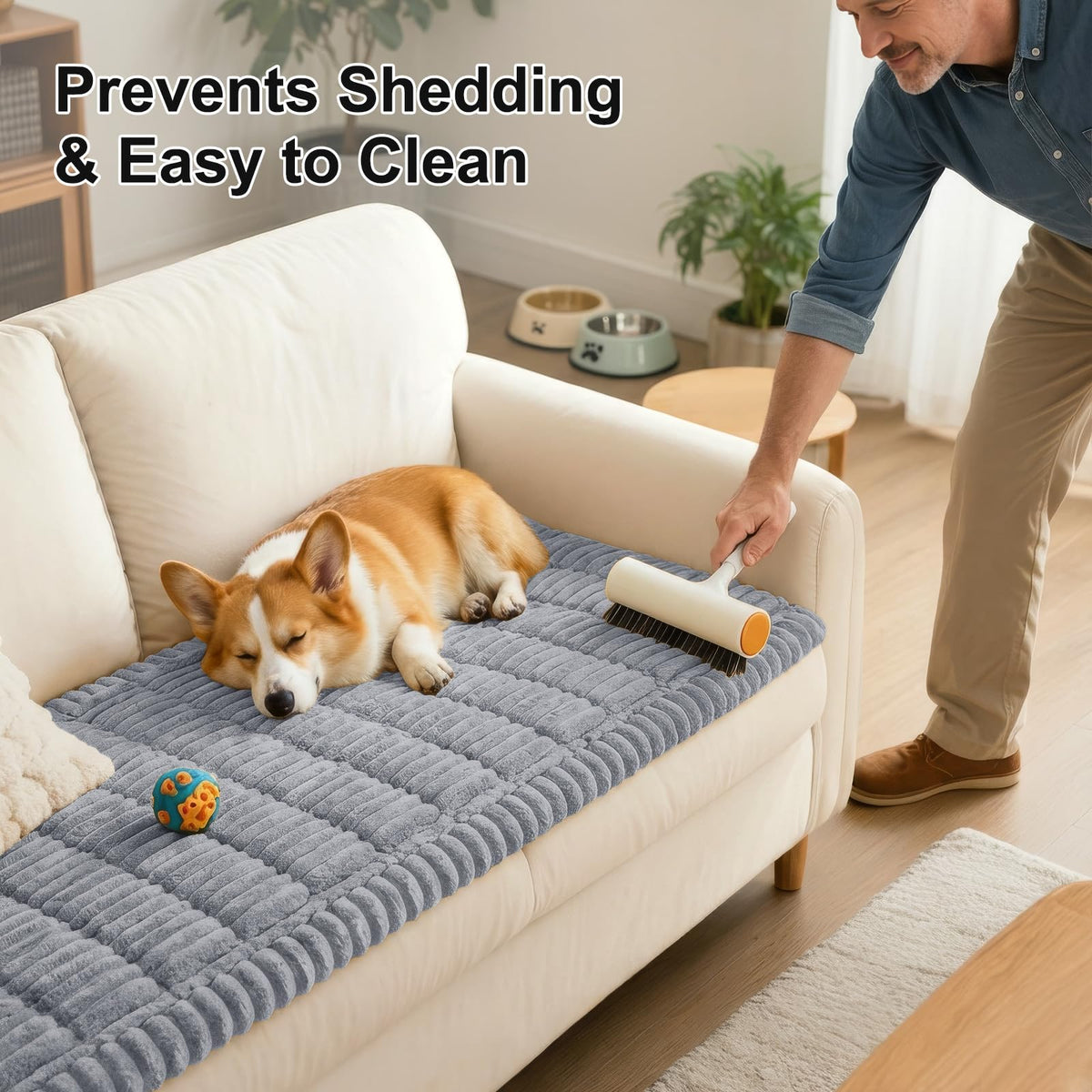 Non-Slip Washable Couch Cover for Dogs, Pet Sofa Protector