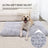 Washable Plush Dog Crate Bed for Medium Dogs, Soft Pet Mat 89 x 58 cm