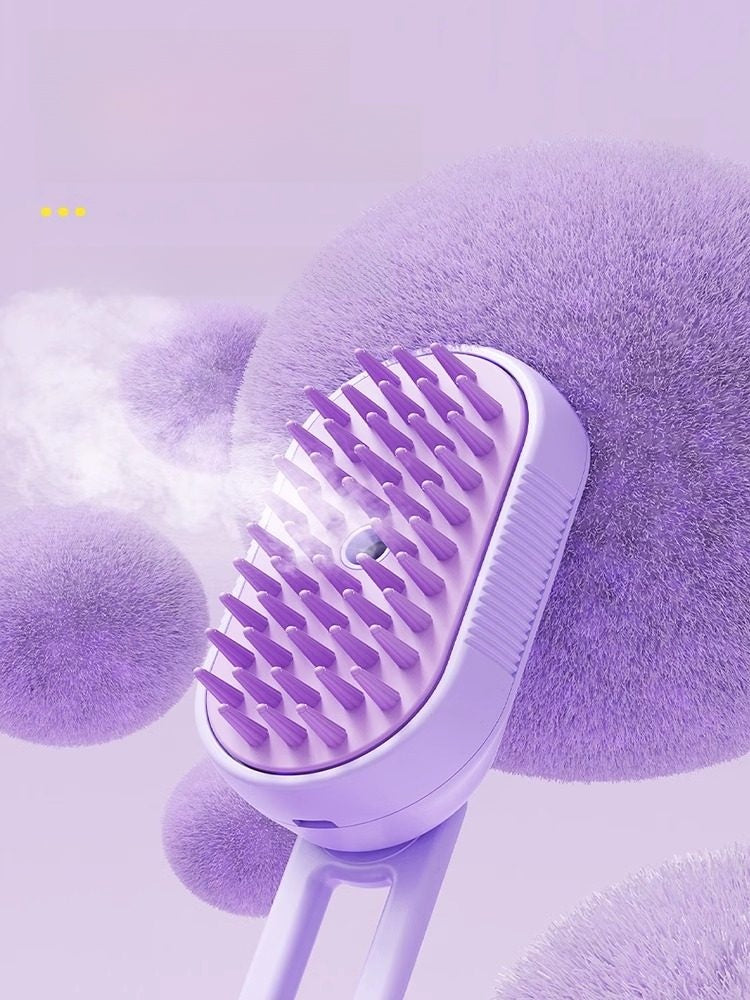 Electric Spray Massage Brush, Fine Mist Comb for Shedding Pets