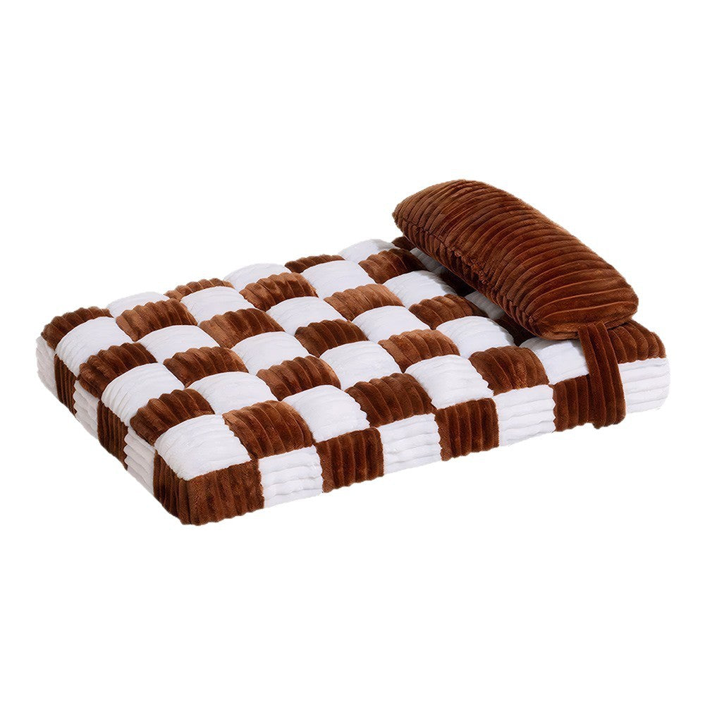 Orthopaedic Contoured Dog Bed with Washable Waterproof Cover