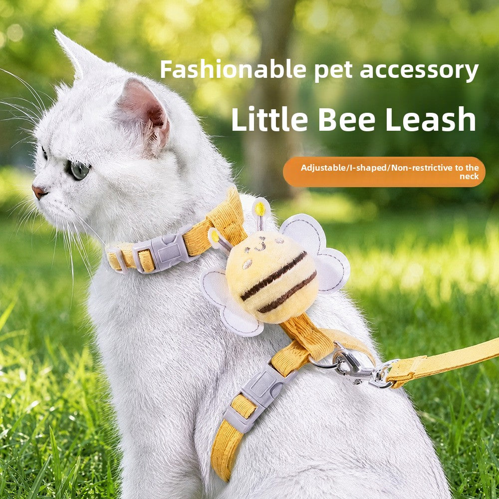 Bumblebee denim vest harness and lead in 5 colour options