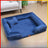 Plaid pet bed mat with pillow, detail photo 40