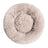 Round long plush nest bed for cats and dogs, detail photo 5