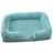 Round Enclosed Plush Cat Bed for Cats and Small Dogs