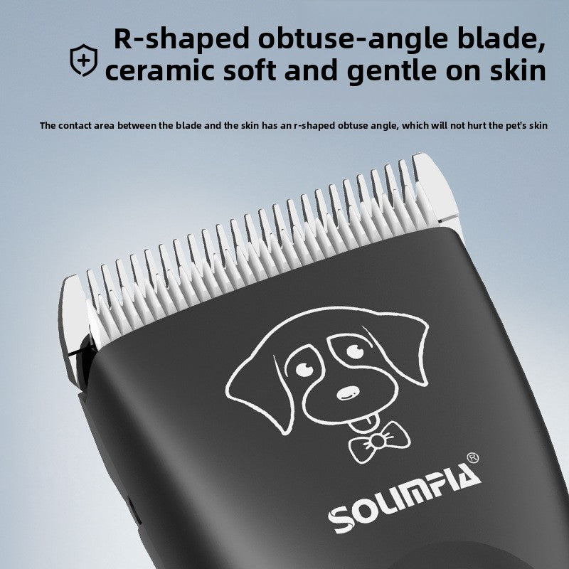 6500 RPM Cordless Dog Clipper with Guide Combs, 200 Minute Runtime