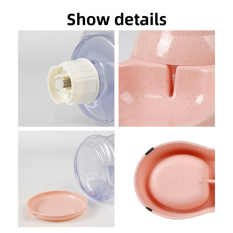 3.8L Automatic Pet Water Fountain and Feeder with Quiet Pump in Four Colours