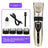 Cordless Pet Clipper Kit with Guide Combs, Scissors and Nail File