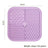 Food-Grade Silicone Pet Lick Mat with Suction Base and Scraper or Brush Accessory Options