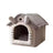 Animal Design Pet House for Cats and Small Dogs, Washable