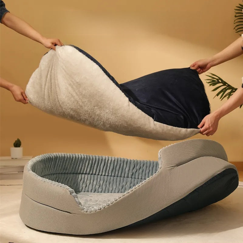 Four-season pet bed with cushion pad for dogs and cats, photo 4