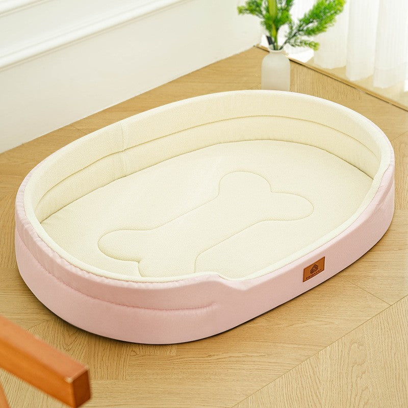 Oxford pet bed with removable fleece cover, photo 35 of 35
