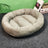 Oval Nest Dog Bed for All Seasons, Soft Pet Sleeping Pad