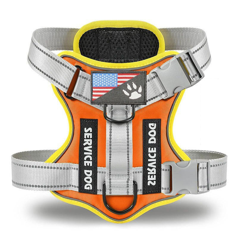 Reflective tactical dog harness and lead set in 11 colour options
