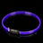 LED light up dog collar with reflective strip for night, view 3