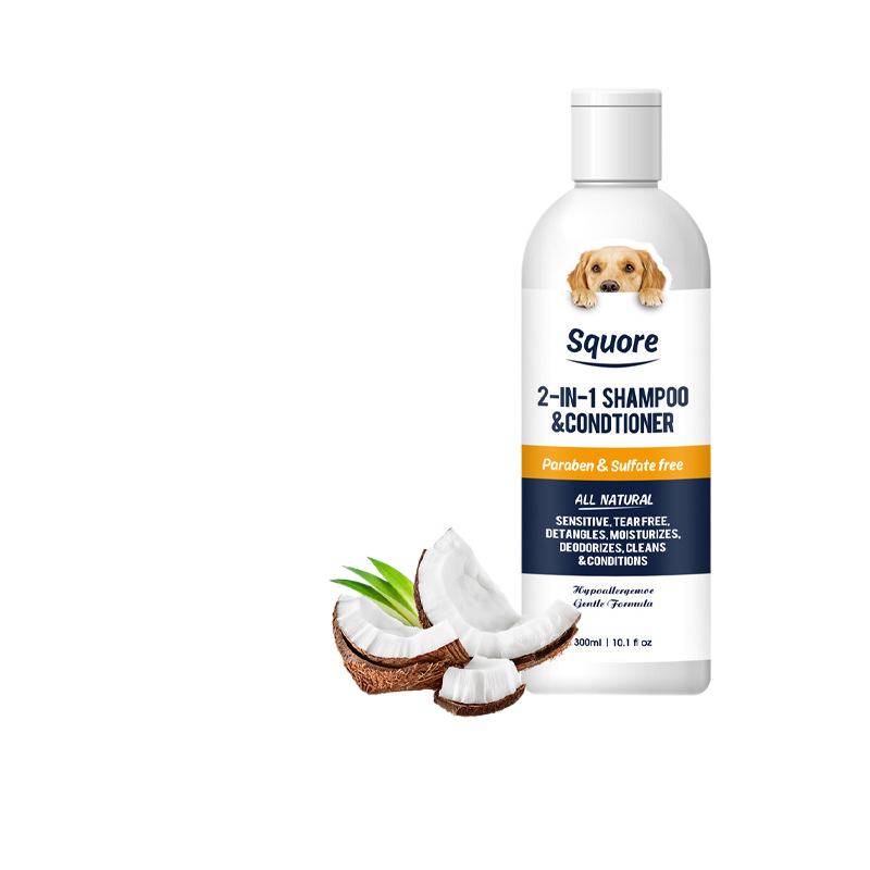 Mite Repellent Pet Shampoo and Bath Liquid, Fresh Scent 300ml