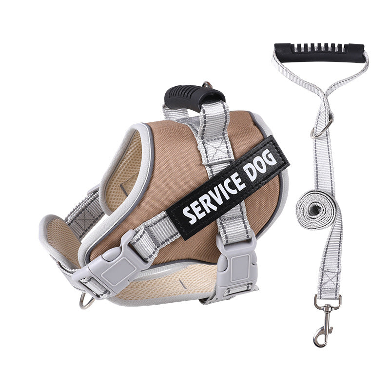Reflective vest dog harness, ideal for everyday use