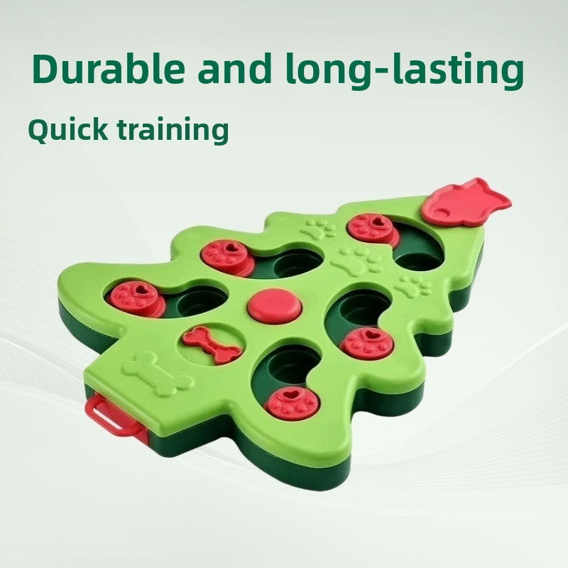 Puzzle Slow Feeder Toy Bowl for Dogs, Bite-Resistant PP Plastic, Choice of Shapes