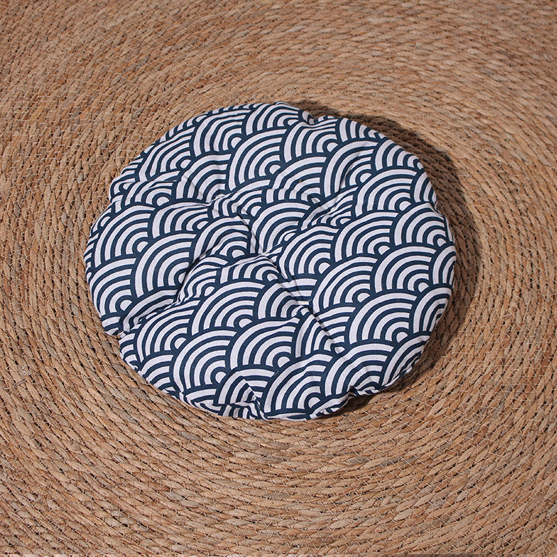 Grey cotton rope cat bed with scratcher and play ball, view 22