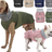 Waterproof padded outdoor dog coat, available in 6 colours, image 1