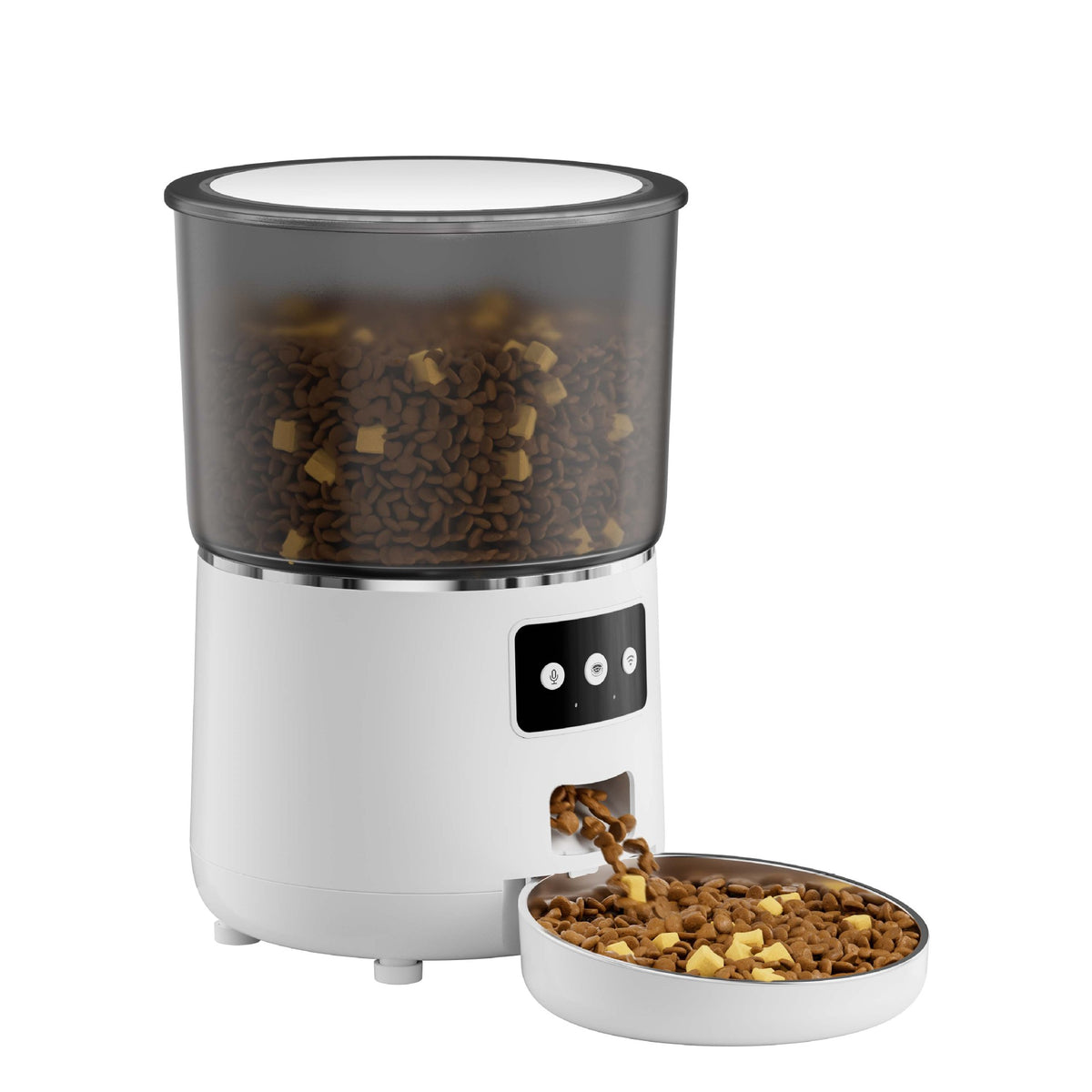 Automatic Pet Feeder with App Control and Video Monitoring