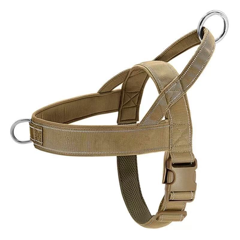 Reflective tactical nylon dog harness, main product photo