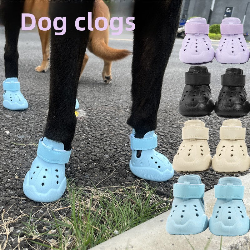 Breathable EVA dog shoes set of four, available in 4 colours, image 1
