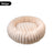 Round Plush Calming Bed for Dogs, Cats and Rabbits, 40-120cm