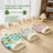 Semi-enclosed cat sleeping bag bed with fun animal print, product image 3