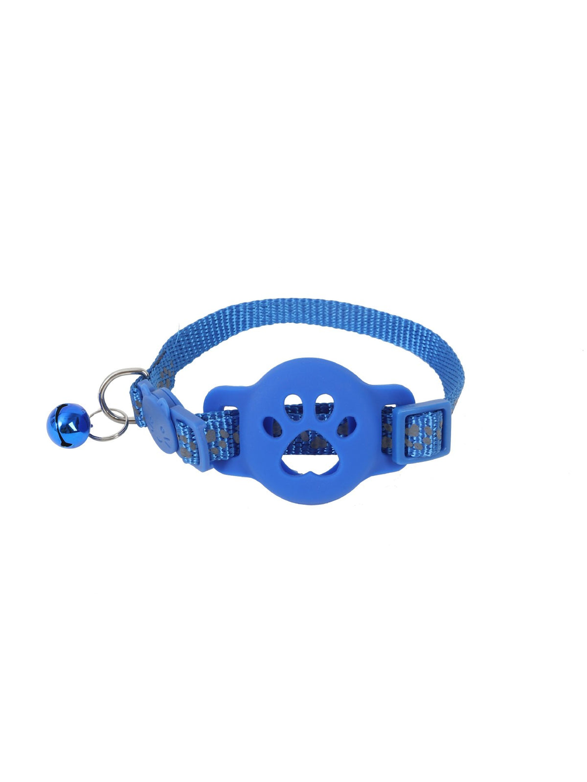 Reflective breakaway cat collar with silicone AirTag case, tag not included, product image 12