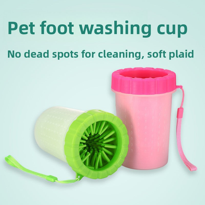 Foldable Silicone Paw Rinse Cup for Dogs and Cats, Foot Washer