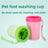 Foldable Silicone Paw Rinse Cup for Dogs and Cats, Foot Washer