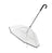 Clear Dog Umbrella with Leash for Small Dogs, Rainy Day Walks