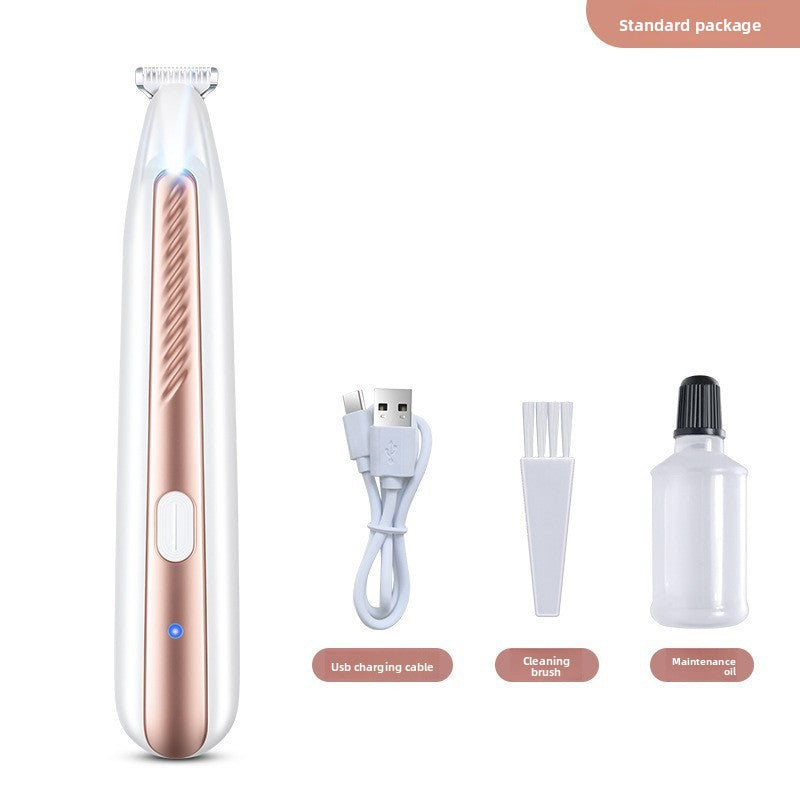 Waterproof Cordless Mini Pet Shaver with LED Light for Dogs and Cats