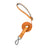 Y shape no pull dog harness in orange with front buckle