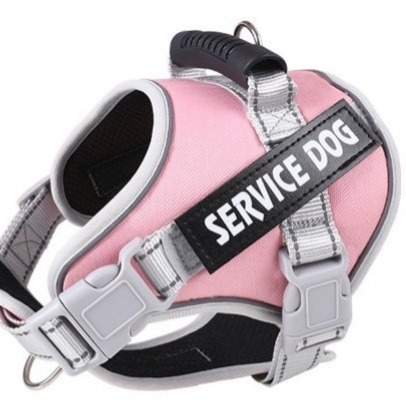 Reflective breathable mesh dog harness, available from Pet Royale UK