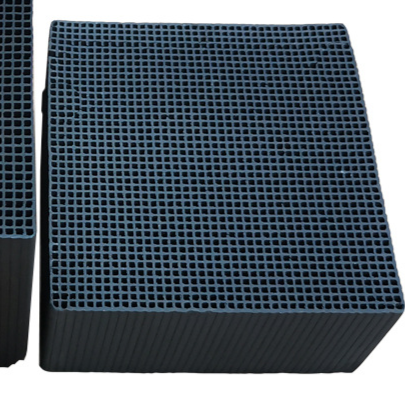 Honeycomb activated carbon filter block for aquarium water, view 7