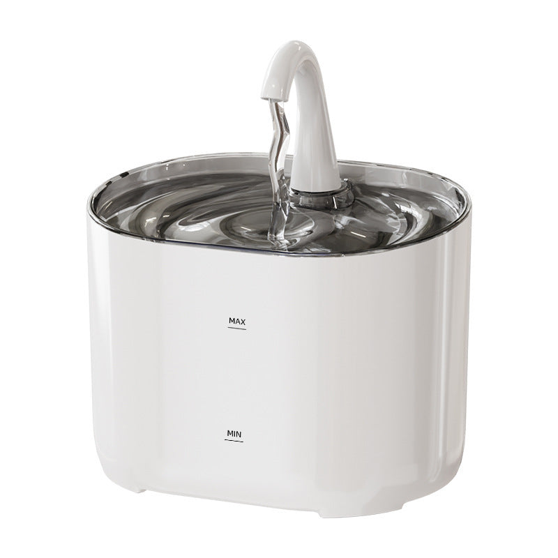 2L Pet Water Fountain with Smart Sensor, Quiet USB Pump and Replaceable Filter
