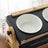 Adjustable Height Ceramic Pet Feeding Bowl with Metal Stand for Cats and Dogs