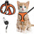Mesh harnesses for cats and small dogs in eleven colours